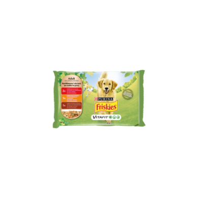 Friskies vaca frango ou borrego em molho 3x100gr
