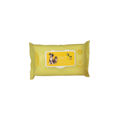 TOALHETES HÚMIDOS com citronela Fredog 40 unidades