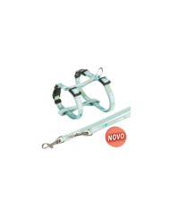 PEITORAL COM TRELA PARA CACHORRO JUNIOR (MENTA)