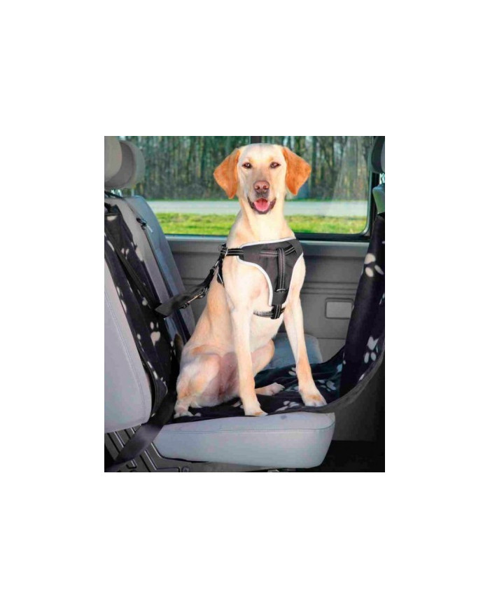 COBERTURA BANCO AUTO 0,65x1,45 CM (PRETO/BEGE) - Trixie