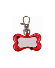 IDENTIFICADOR DE SEGURANÇA "FLASHER" EM FORMA DE OSSO - Trixie