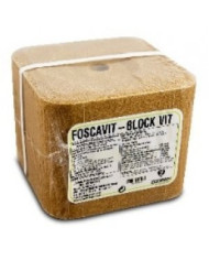 Alimento complementar blocos de sais minerais para lamber Block Vit 10kg