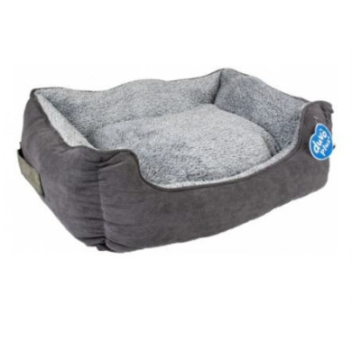 Cama Em Veludo Retangular Para Cães 53x42x18cm