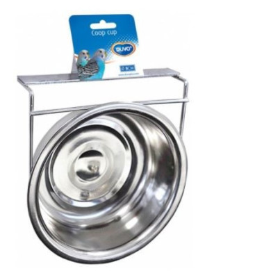 Comedouro Em Inox Para Aves 10 cm
