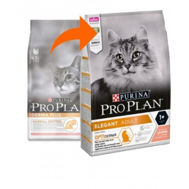 PURINA PRO PLAN Gato Adult OptiDerma Plus com Salmão 400g