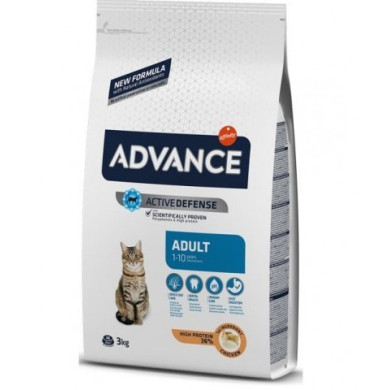 Ração Seca Advance Adult Chicken & Rice Cat 3Kg