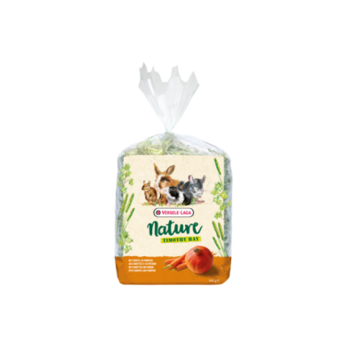 Feno de Timothy enriquecido com cenoura e abóbora 500gr