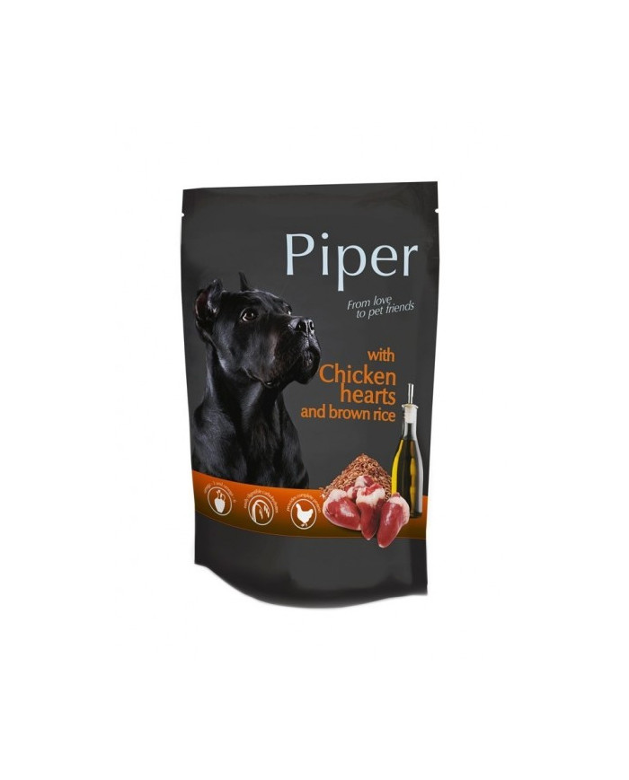 Ração Húmida Piper Dog coração de galinha c/arroz integral 150g
