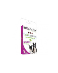 Biospotix cão repelente natural contra pulga/carraça até20kg 5 Pipetas