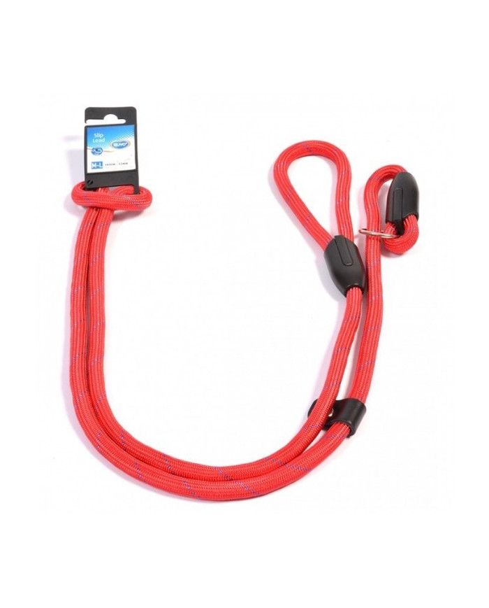 Trela Estranguladora para Cão 183cm/12mm vermelho