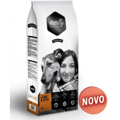 AMITY Ração Cão PREMIUM cordeiro & arroz 15kgs