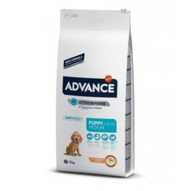 Ração Seca Advance Puppy Medium Protect Chicken & Rice 12Kg