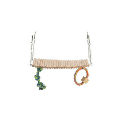 BALOIÇO EM MADEIRA/CORDA PARA GAIOLA DE HAMSTERS