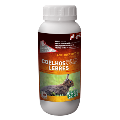 Isotek stop coelhos e lebres 1L granulado