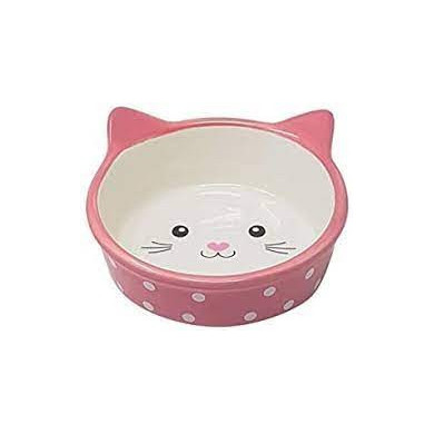 Comedouro/bebedouro POLKA CAT rosa 300ml