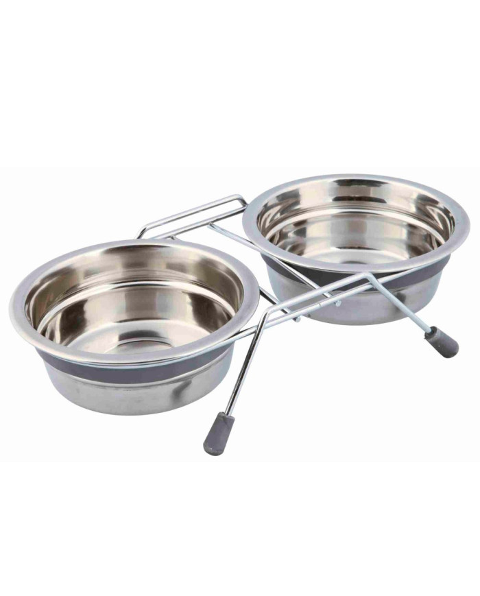 Gamela dupla com proteção em silicone 2x0.9lt