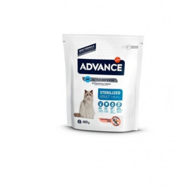Ração Seca Advance Adult Sterilized Sensitive Salmon & Barley Cat 1,5Kg