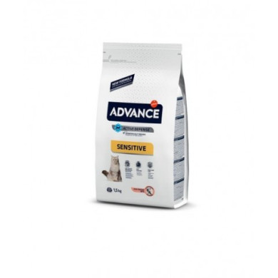 ADVANCE CAT - ADULT SENSITIVE SALMÃO 1.5KGS