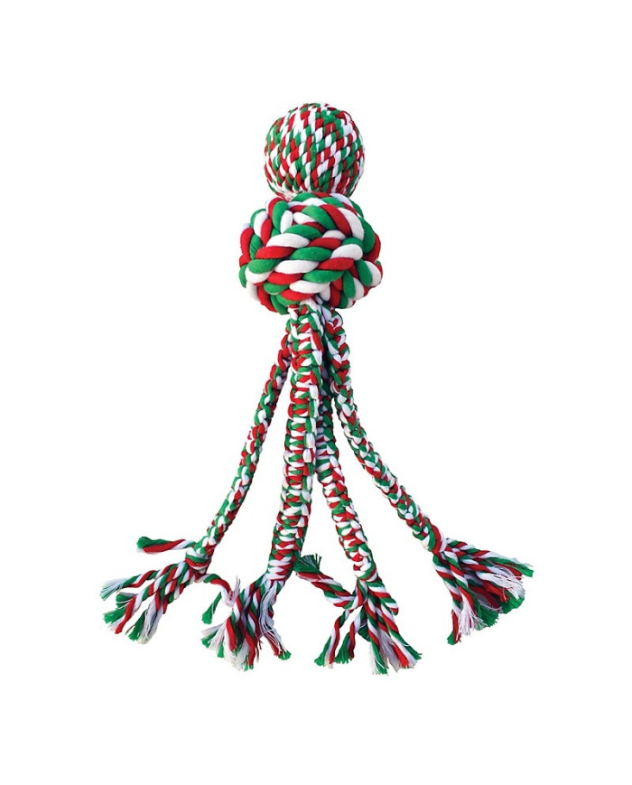 Brinquedo KONG Holiday Wubba Weaves W/Rope - Large