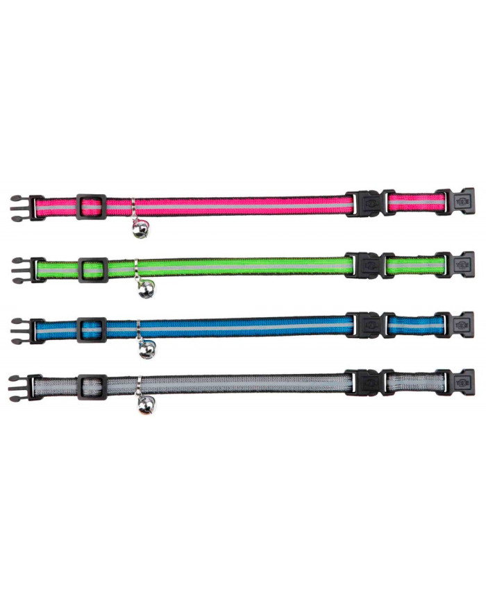 Trixie Coleira em Nylon com Fecho Duplo e Lista Refletora