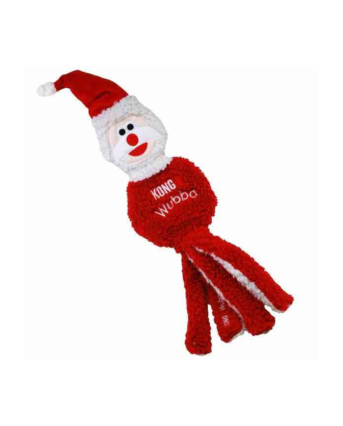 KONG Holiday Wubba Flatz Santa Large