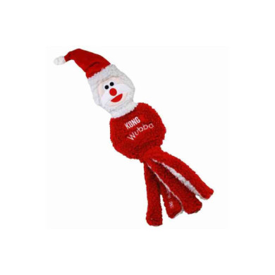 KONG Holiday Wubba Flatz Santa Large