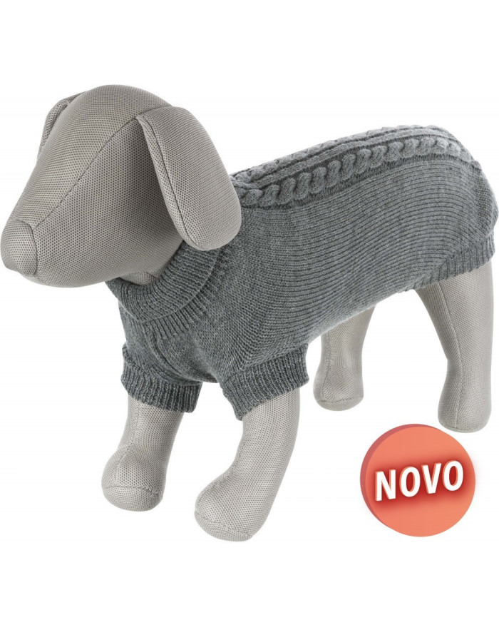 CAMISOLA "KENTON" PARA CÃES (CINZENTO) 36CM