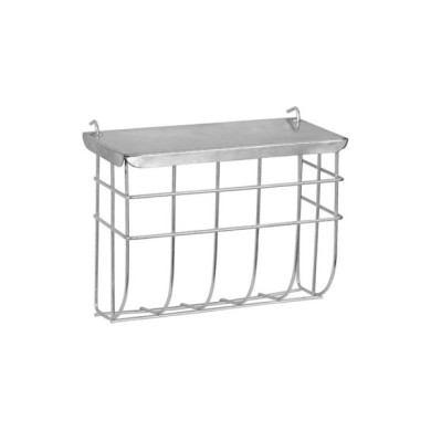 Suporte P/ Feno Galvanizado c/tampa 17x13cm