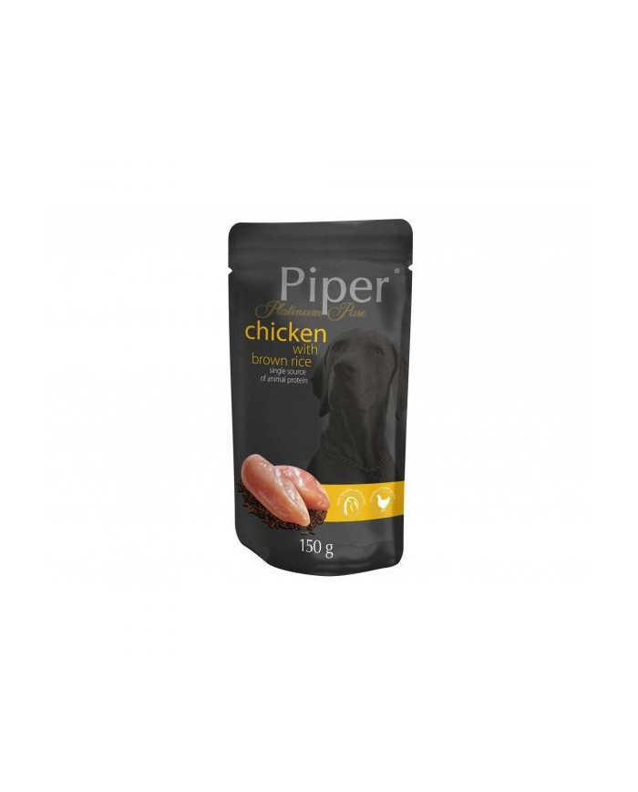 Ração Húmida Piper Dog Platinum Pure Frango & Arroz Integral 500g