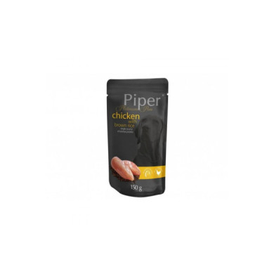 Ração Húmida Piper Dog Platinum Pure Frango & Arroz Integral 500g