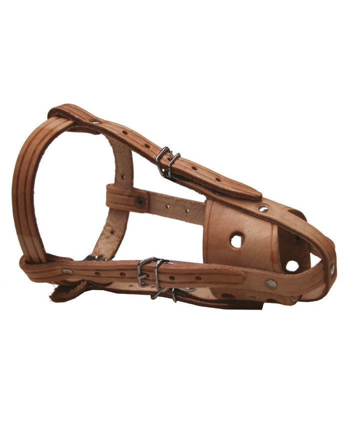 AÇAIME EM COURO NATURAL Nº 1 (14CM)