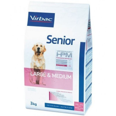 Ração Seca Virbac Vet Hpm Senior Large & Medium Dog 12Kg