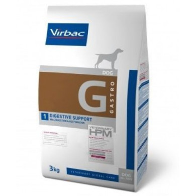 Ração Seca Virbac Vet Hpm G1 Gastro Digestive Support Dog 3Kg