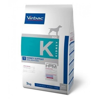 Ração Seca Virbac Vet Hpm Adult Diets K1 Kidney Suport Dog 3Kg