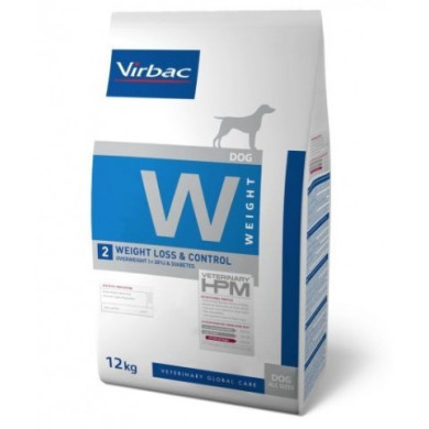 Ração Seca Virbac Vet HPM W2 Weight Loss & Control 12Kg