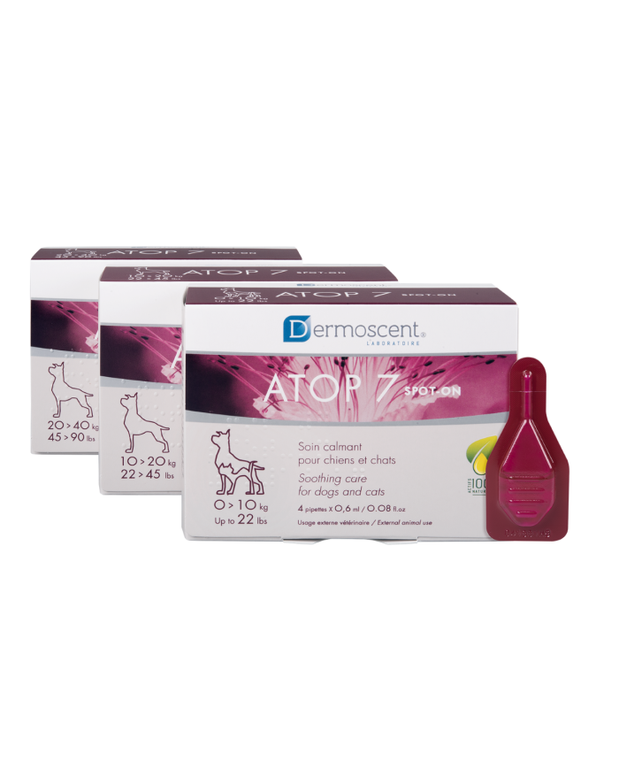 DERMOSCENT ATOP 7 SPOT-ON 0-10KG 4PIP
