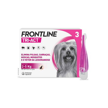 Frontline Tri-Act Cão 2kg -...
