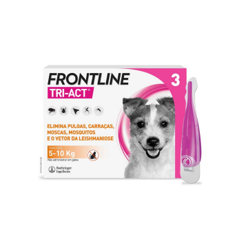 Frontline Tri-Act Cão 5kg -...