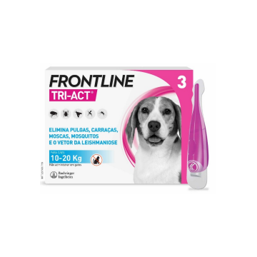Frontline Tri-Act Cão 10kg...