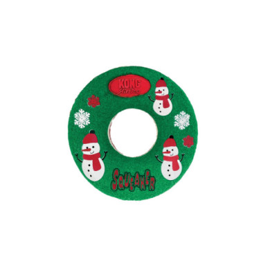 Kong Holiday Dog Airdog Squeaker Donut M