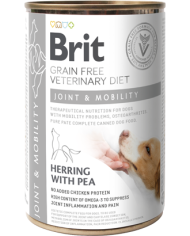 Brit Veterinary Diet Dog Joint & Mobility Grain-Free Herring with Pea Wet 400 g