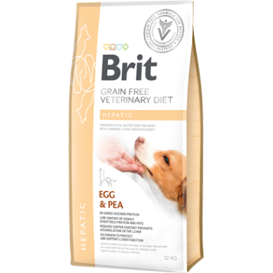 Brit Veterinary Diet Dog Hepatic Grain-Free Egg & Pea 2Kgs