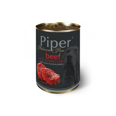 Ração Húmida Piper Dog Platinum Pure vaca & arroz integral 400g