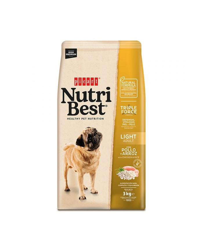 NUTRIBEST DOG PREMIUM - LIGHT - 15kg