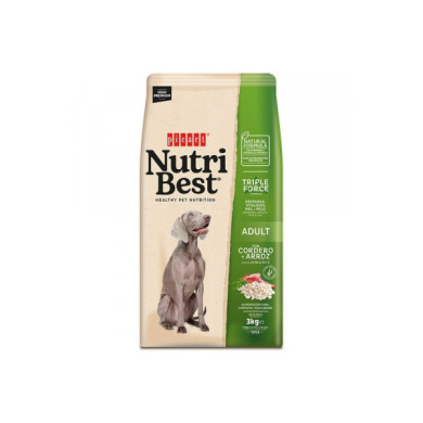 NUTRIBEST DOG PREMIUM - ADULTO BORREGO & ARROZ - 15kg