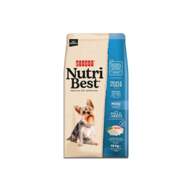 RAÇAO PICART NUTRIBEST CÃO MINI ADULTO - FRANGO E ARROZ 10KG