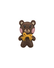 Urso em Juta com catnip 10cms