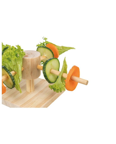 CARROSSEL EM MADEIRA PARA ALIMENTAÇÃO P/ROEDORES