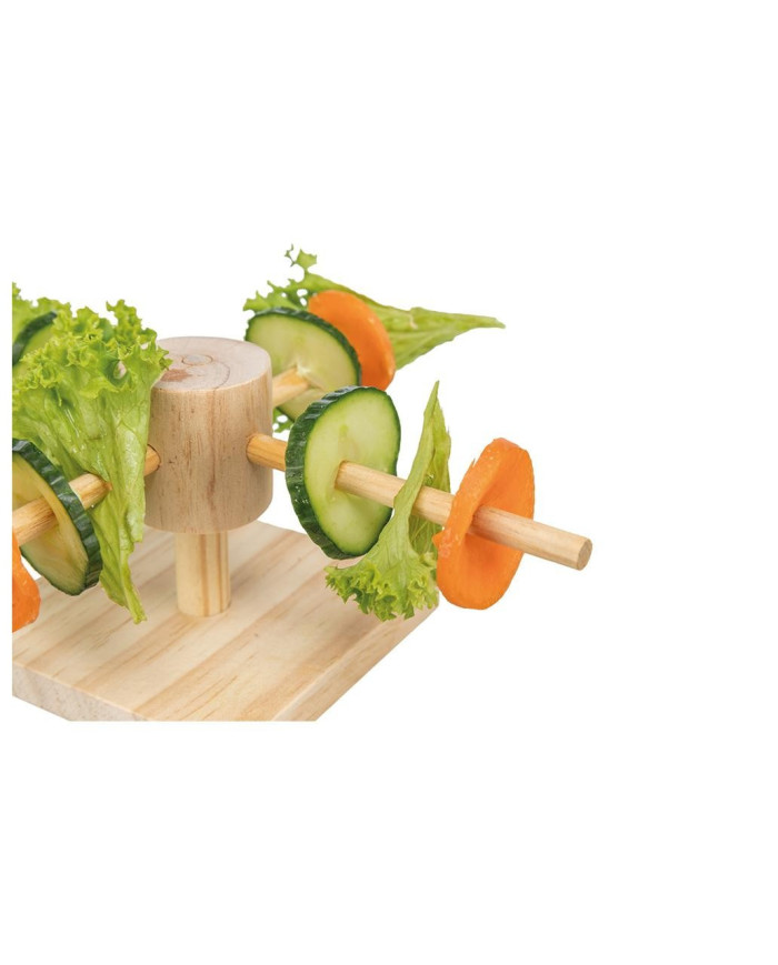 CARROSSEL EM MADEIRA PARA ALIMENTAÇÃO P/ROEDORES