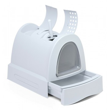 Caixa de Areia para Gatos-...